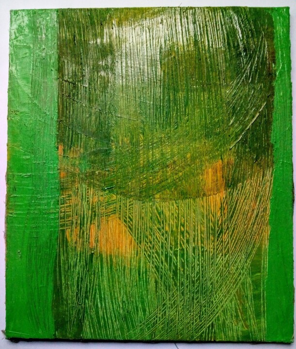 Malerei mit dem Titel "Cocoon and cocooned" von Zorica Obradovic, Original-Kunstwerk, Öl