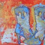 Peinture intitulée "BOOTS II" par Adèle Fontran, Œuvre d'art originale, Acrylique