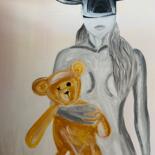 Peinture intitulée "Micky girl" par Altyngul Borantay (Goldy), Œuvre d'art originale, Acrylique