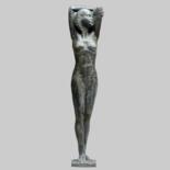 Скульптура под названием "Entspannt" - Angelika Kienberger, Подлинное произведение искусства, Бронза