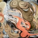 Картина под названием "Суета" - Anna Mytavska (Cabrerra), Подлинное произведение искусства, Акрил Установлен на Деревянная р…