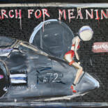 Pittura intitolato "Search for meaning…" da Anna Polani, Opera d'arte originale, Olio