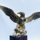 Scultura intitolato "GREAT EAGLE" da Art Vladi, Opera d'arte originale, Bronzo