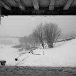 Fotografia intitolato "Winter landscape wi…" da Andrii Bilonozhko, Opera d'arte originale, Fotografia digitale