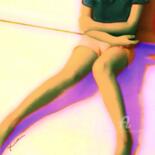 Peinture intitulée "Ariel's_Legs" par Christian Boulad (Xian), Œuvre d'art originale, Huile