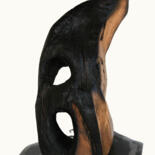 Sculptuur getiteld "Orush" door Daniel Grenzing, Origineel Kunstwerk, Hout
