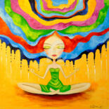 「Meditation」というタイトルの絵画 Olhaによって, オリジナルのアートワーク, オイル