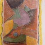 Картина под названием "Absteracto ventanal" - Beck Sol, Подлинное произведение искусства, Шариковая ручка