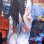 Peinture intitulée "Nudo di donna" par Bruno Betti, Œuvre d'art originale, Acrylique