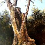 Картина под названием "Olivenbaum 10" - Daniel Rohrbach, Подлинное произведение искусства, Акрил