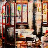 Pittura intitolato "Bathroom in NY" da Fabiano, Opera d'arte originale, Lacca