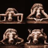 Photographie intitulée "The dance of loneli…" par Gelu Stanculescu, Œuvre d'art originale, Photographie manipulée