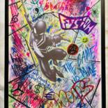 ""FUSION", spiderman…" başlıklı Kolaj God Wk tarafından, Orijinal sanat, Tükenmez kalem