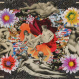 Collages titled "FLORES DE PRIMAVERA" by Gustavo Anania, Original Artwork, Collages