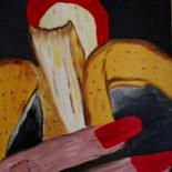 Painting titled "gourmandise-61x46.j…" by Geo Guthleber, Original Artwork, Acrylic