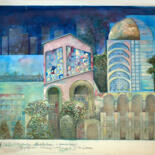 绘画 标题为“Paradise Land” 由Hilda Garman, 原创艺术品, 水彩
