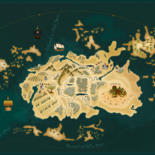 「Fantasy map」というタイトルのデジタルアーツ Florinによって, オリジナルのアートワーク, 2Dデジタルワーク