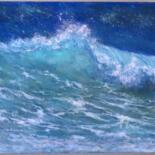 Dibujo titulada "Wave" por Irene_art, Obra de arte original, Pastel