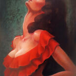 Peinture intitulée "💓 Tango" par Isabel Mahe, Œuvre d'art originale, Huile Monté sur Châssis en bois