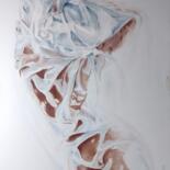 Malerei mit dem Titel "La figure d'une fil…" von Iurii Zaika, Original-Kunstwerk, Acryl