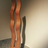 Sculpture titled "ONDE" by Ivan Fabani, Original Artwork, Wood