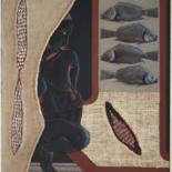 Pintura titulada "raices" por Jorge Vargas, Obra de arte original, Oleo