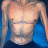 Pintura titulada "Masculin 1" por Maïlys Painting, Obra de arte original, Acrílico Montado en Bastidor de camilla de madera