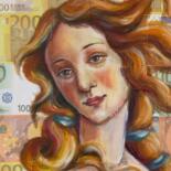 Peinture intitulée "Venus in Euros" par Margarita Pigaeva, Œuvre d'art originale, Huile