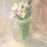 Malerei mit dem Titel "Flowers in the light" von Mariia Kurbatova, Original-Kunstwerk, Pastell