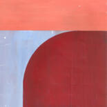 「red facade」というタイトルのコラージュ Merve Aydınによって, オリジナルのアートワーク, コラージュ