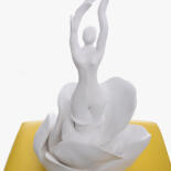 Rzeźba zatytułowany „Blossom” autorstwa Nastassia Karpenkova, Oryginalna praca, Gips