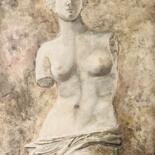 Painting titled "Venus de Milo" by Olga Minasyan, Original Artwork, Acrylic