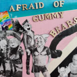 Collages intitulée "Afraid Of Gummy Bea…" par Poeta Immortalis, Œuvre d'art originale, Collages