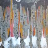 绘画 标题为“Elements 1” 由Scott Spencer, 原创艺术品, 油 安装在木质担架架上