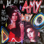 Malarstwo zatytułowany „SPACO AMY Winehouse…” autorstwa Spaco, Oryginalna praca, Akryl Zamontowany na Drewniana rama noszy