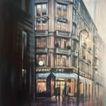 Pintura titulada "French Cafe" por Tonya Seiler, Obra de arte original, Oleo Montado en Bastidor de camilla de madera