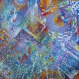Картина под названием "Tendresse torrentie…" - Virginie Fongaro, Подлинное произведение искусства, Рисунок распылителем крас…